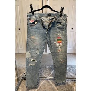 Polo Ralph Lauren Sullivan Slim Patchwork Jeans 34x30